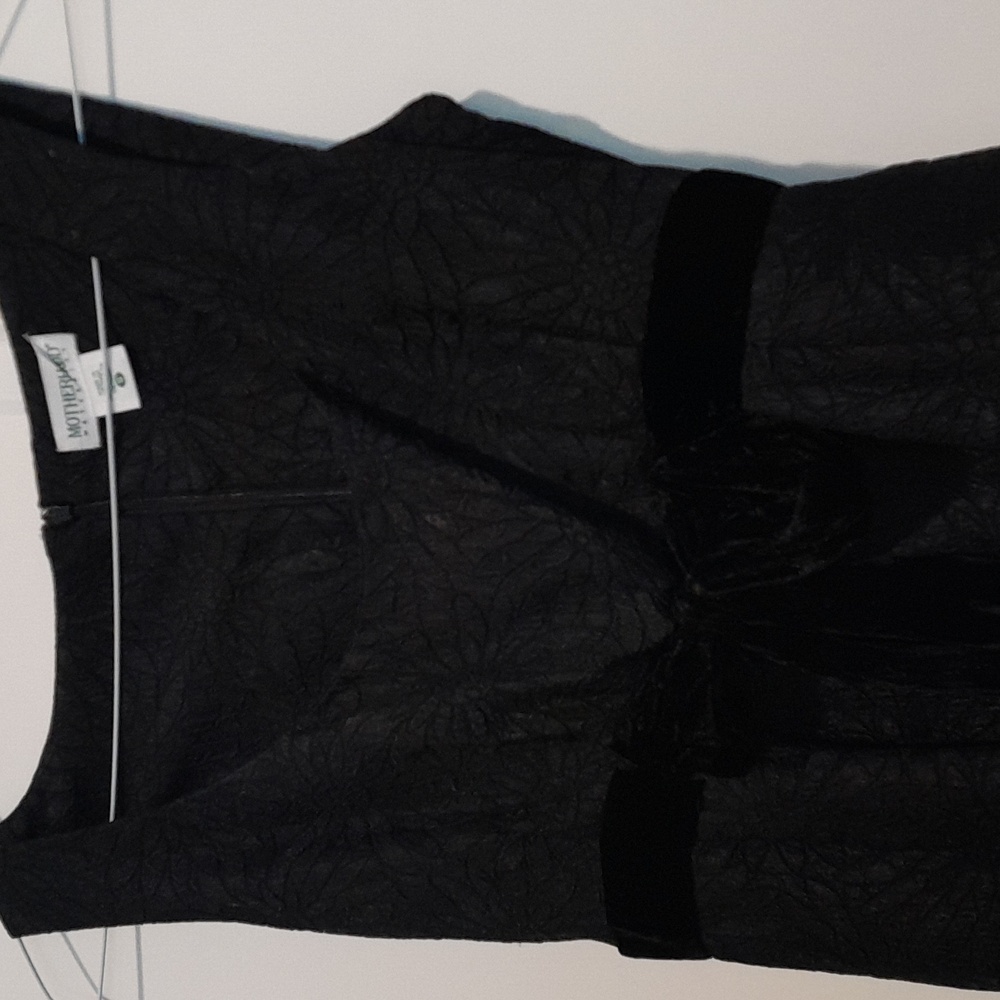 Elegant Black Maternity Dress, Size S, Motherhood Maternity